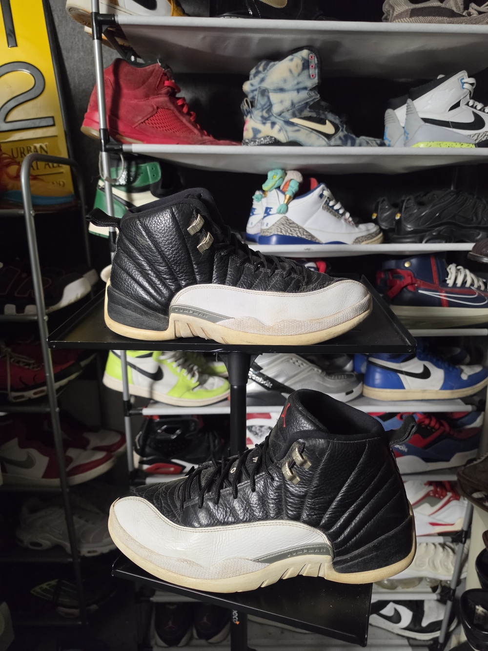 🔥 Nike Air Jordan 12 Retro Black White Playoffs Men’s Size 12 Basketball Shoes